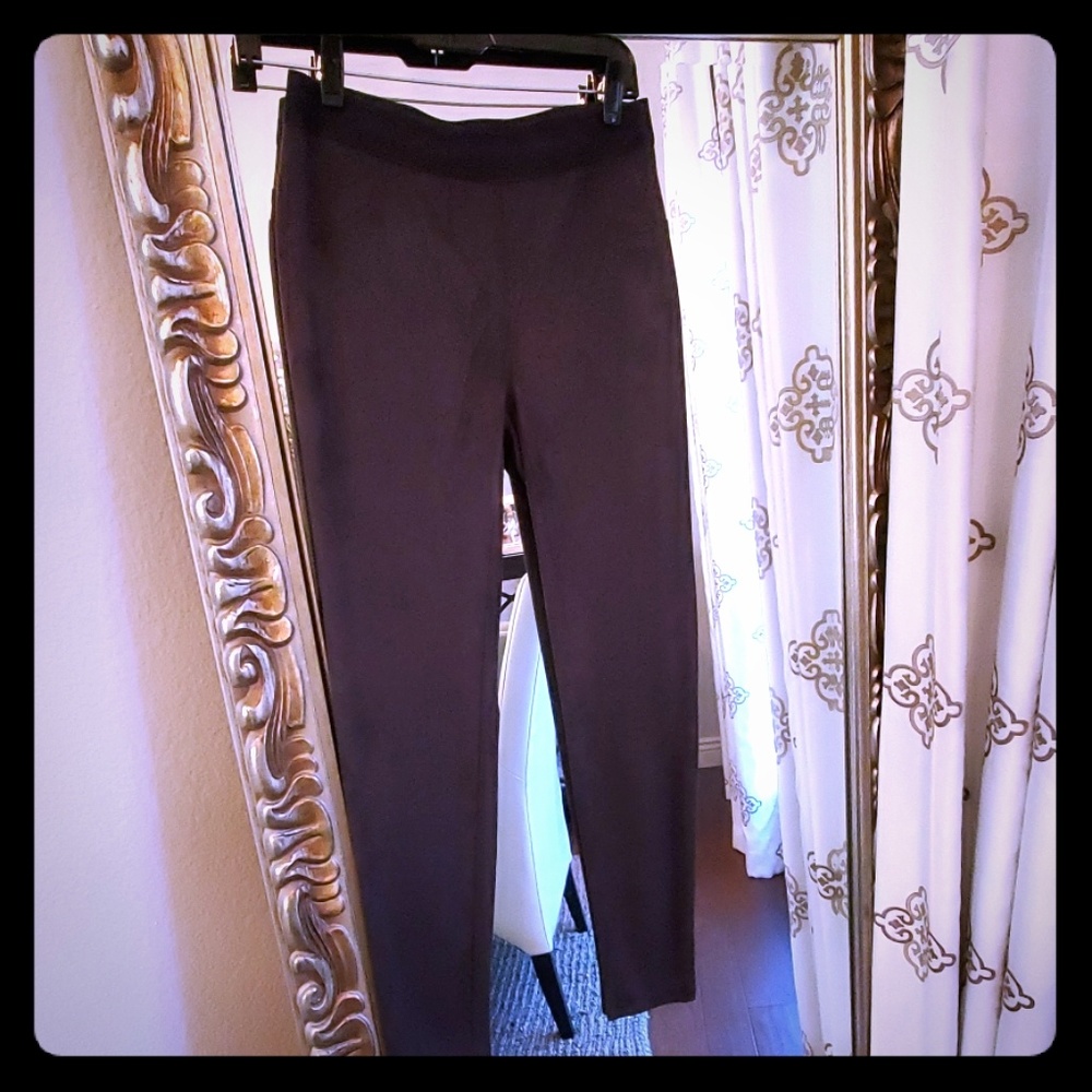 Vince Camuto gray faux suede leggings